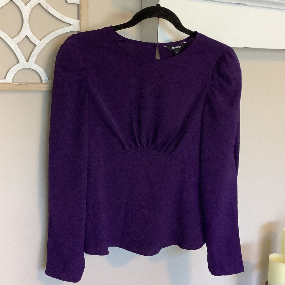 Express Purple Blouse